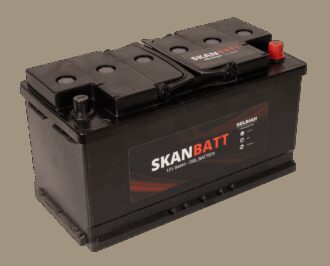 SKANBATT GEL Batteri 12V 84AH (353x175x190mm) +høyre