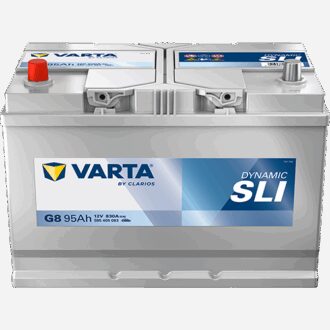 VARTA Startbatteri Dynamic SLI 12V 95AH 830CCA (306x173x200/225mm) +venstre G8