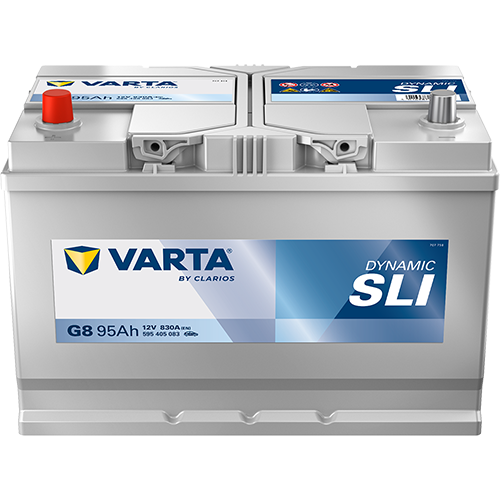 VARTA Startbatteri Dynamic SLI 12V 95AH 830CCA (306x173x200/225mm) +venstre G8