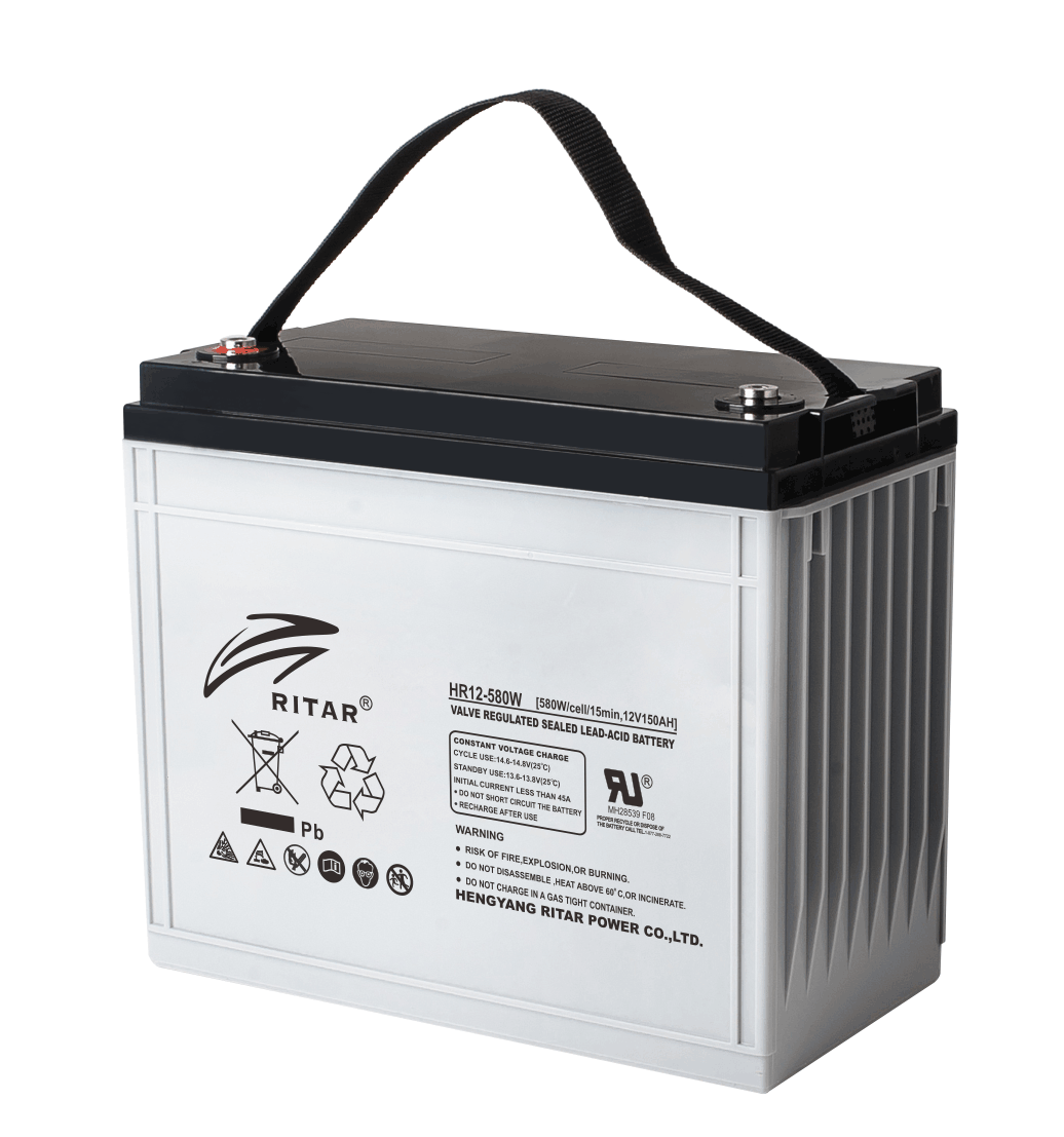RITAR High Rate AGM Batteri 12V 155AH (340x173x280(285)mm) M8 1 RITAR High Rate AGM Batteri 12V 155AH (340x173x280(285)mm) M8