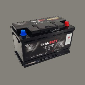 SKANBATT Lithium Start- og forbruksbatteri 12V 60Ah 900CA - Bluetooth