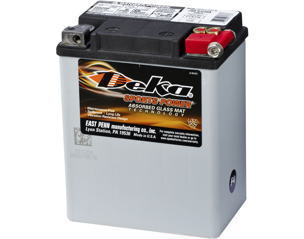 DEKA MC Batteri 12V 14AH 220CCA (134x90x166mm) +høyre 1 DEKA MC Batteri 12V 14AH 220CCA (134x90x166mm) +høyre
