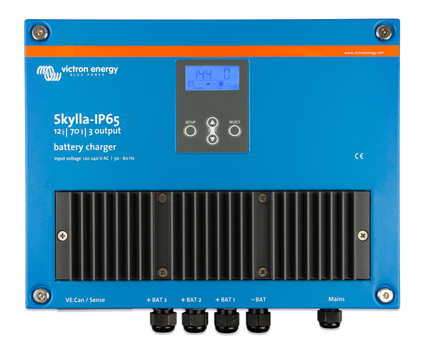 VICTRON Skylla IP65 12V 70A 3 kanaler