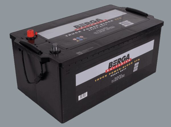 BERGA Truck PB EFB 12V 225AH 1200CCA (518/276/242mm)