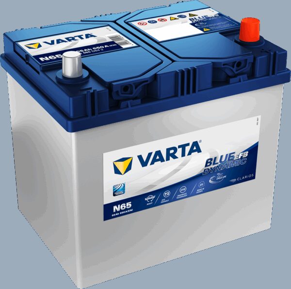 VARTA Blue Dynamic EFB Batteri 12V 65AH 650CCA (232x173x225mm) +høyre N65