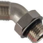 Ultraflex Nippel 45 grader til rattpumpe