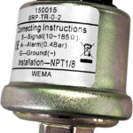 Turbotrykksensor 0-2 Bar 1/8" NPTF