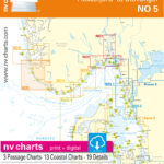 Kart kombi Atlas No 5 - Flekkefjord til Stavanger