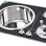 Glass Hob 2 Sink gasskoketopp m/vask