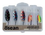 Osean sluksett Ferskvann #1 - 5pk - 4gr, #1 - 3.5gr - m/slukboks