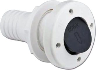 Skroggjennomføring m/tilbakeslagsventil 1 1/2"