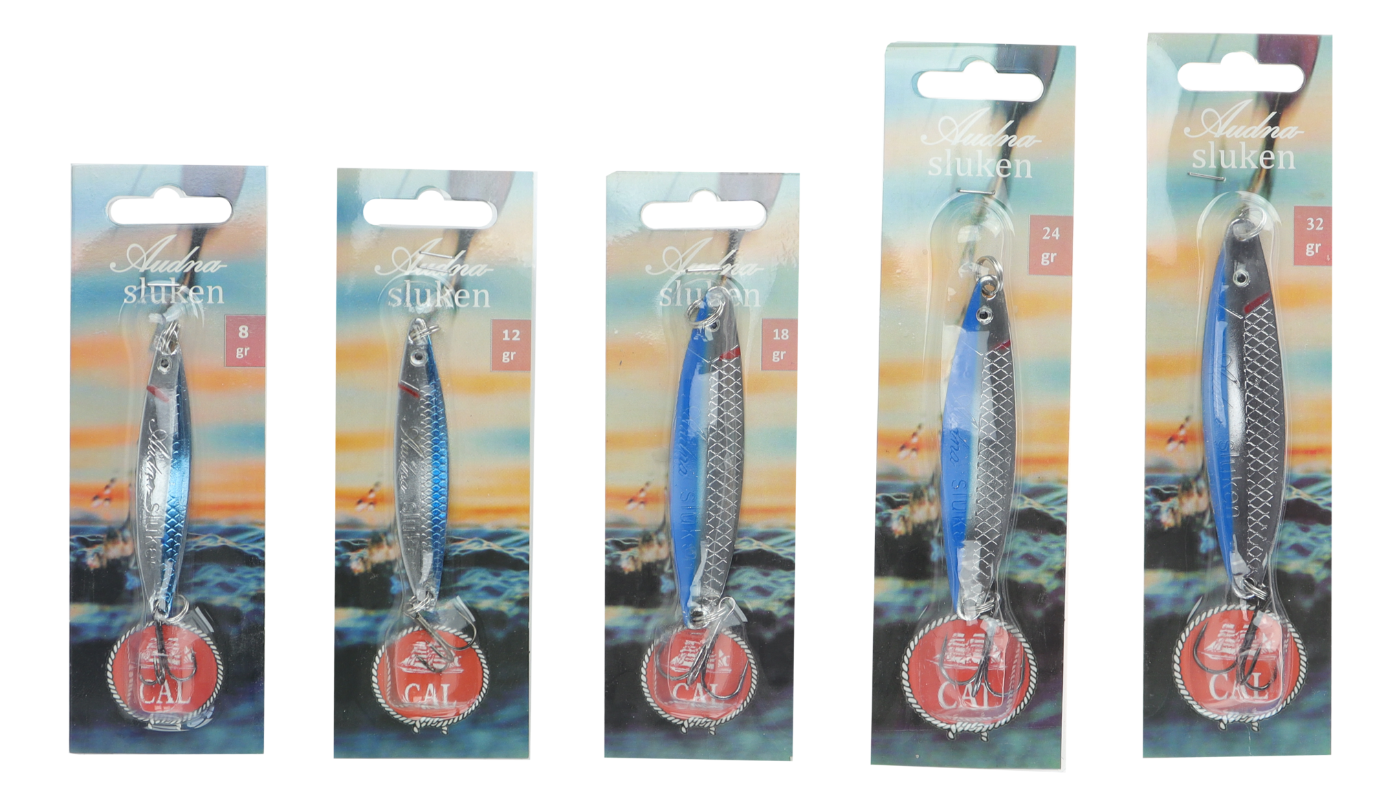 100806b.webp Osean Audna-sluken - Sølv / Blå - Bilde 1