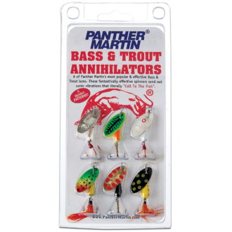 Panther Martin - Sett - Bass & Trout Annihilators 6 Pack