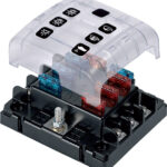 BEP Sikringsholder m/lokk for 6 ATC sikringer