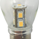1852 LED pære BA15D m/kuppel 2-pk