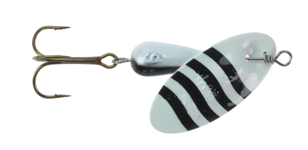 Panther Martin - Albino Zebra - Hvit / Sorte striper