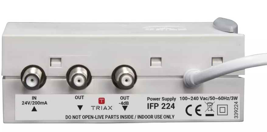 1013566-1_XL Triax Filter/splitter, 2 utganger, 12/220V - Bilde 1