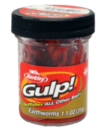 Gulp Meitemark - Fiskeagn - Rød - 10cm