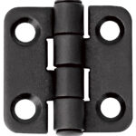 1852 Hengsel 36,5 x 36 mm syrefast sort