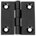 1852 Hengsel 51 x 51 mm syrefast sort