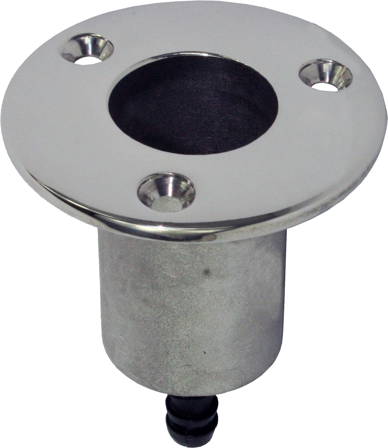 Flaggholder, nedfellbar rett, 25 mm, syrefast 1 Flaggholder, nedfellbar rett, 25 mm, syrefast