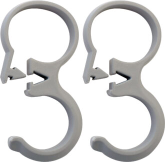 Klips for badetrapp, stål