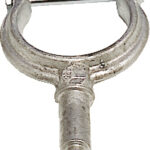 1852 Åregaffel aluminium 2 1/4" m/bolt