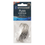 Sølvkroken Rykk - 5pk - Sølv - Enkel krok - Bilde 2