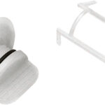 Lenseplugg nylon hvit