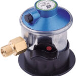 Gassregulator click-on 1/4" gjengeutgang