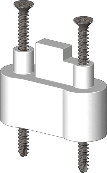 TruDesign Avstandsstykke til 3-veis Aquaventil Hvit 1 TruDesign Avstandsstykke til 3-veis Aquaventil Hvit