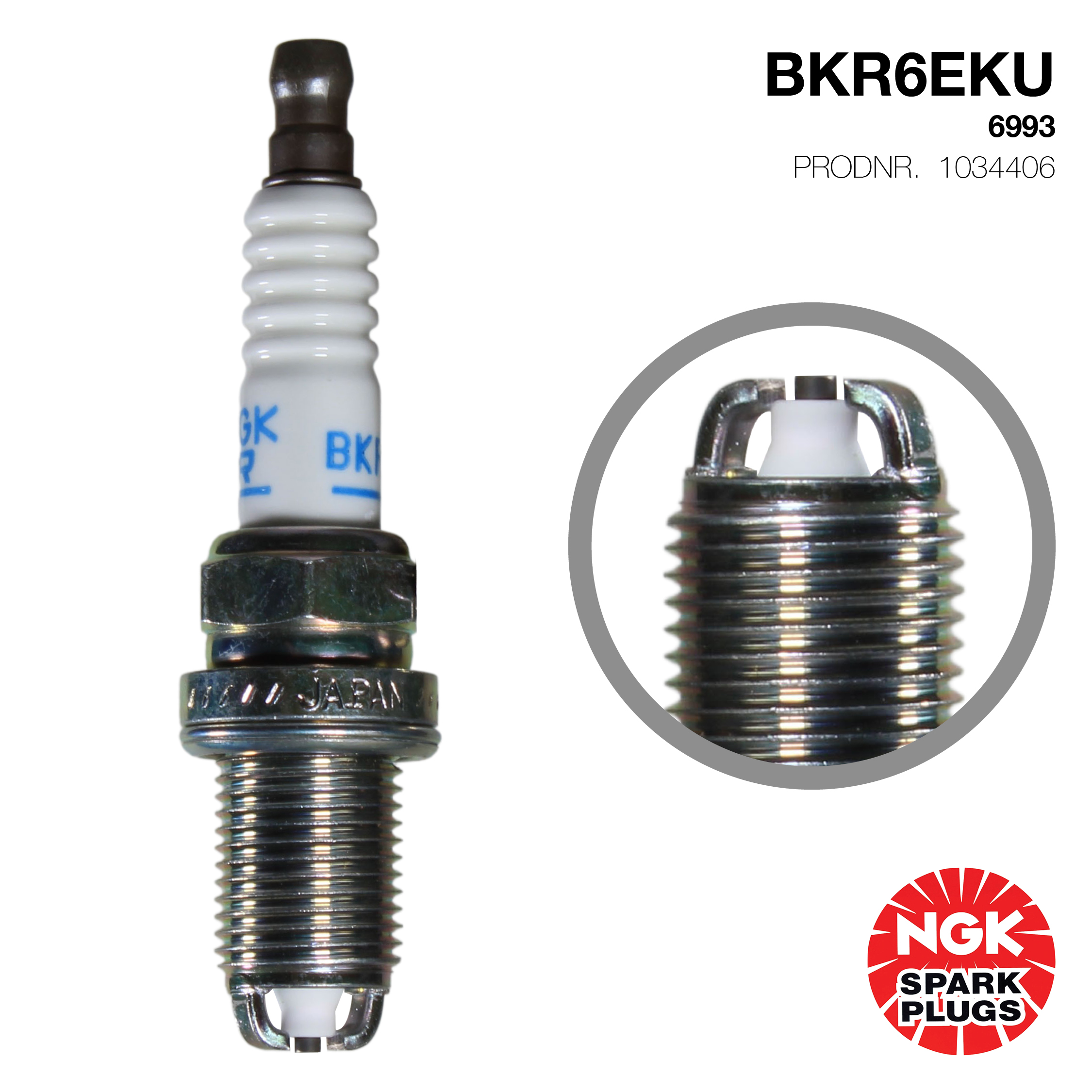 NGK Tennplugg BKR6EKU 1 NGK Tennplugg BKR6EKU