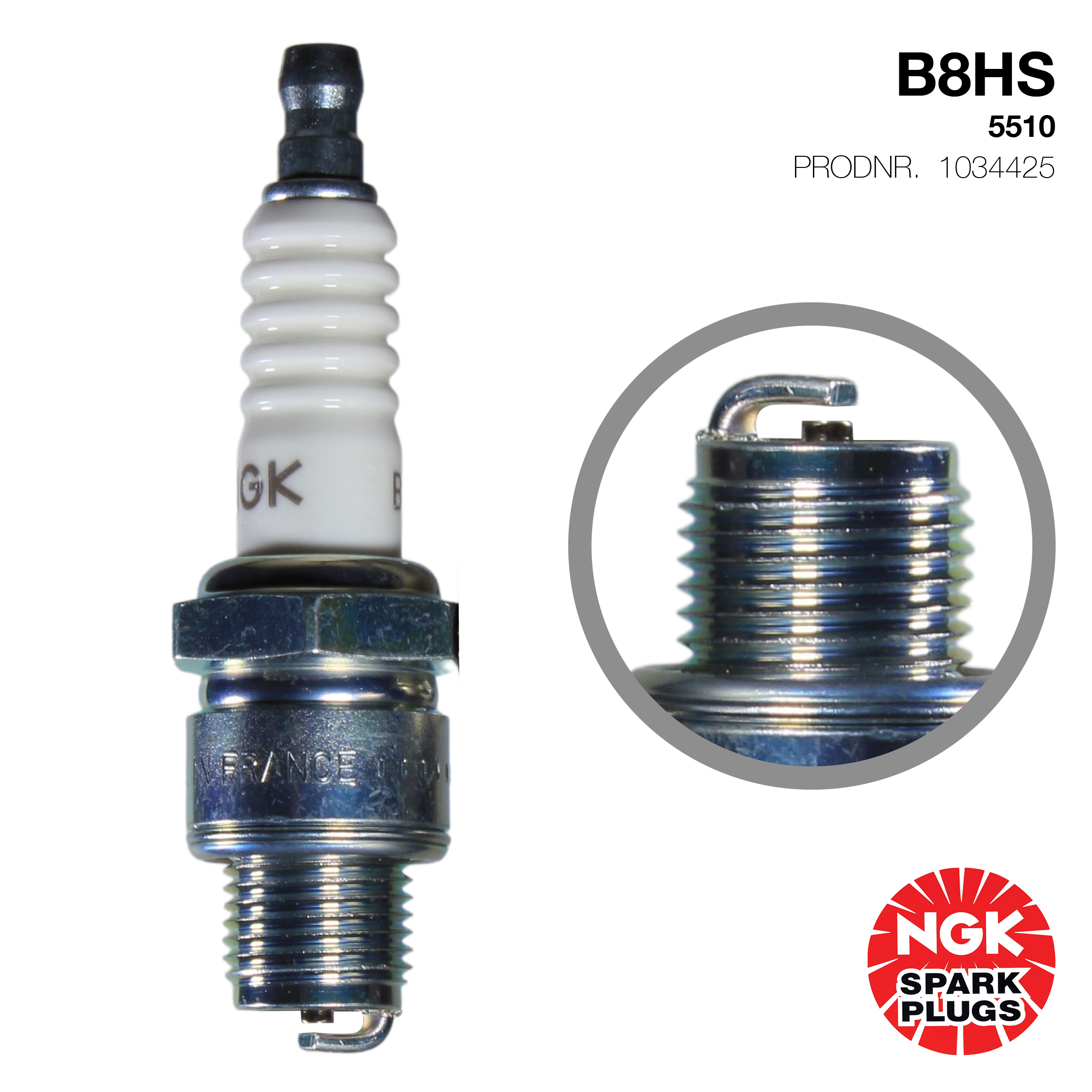 NGK Tennplugg B8HS 1 NGK Tennplugg B8HS