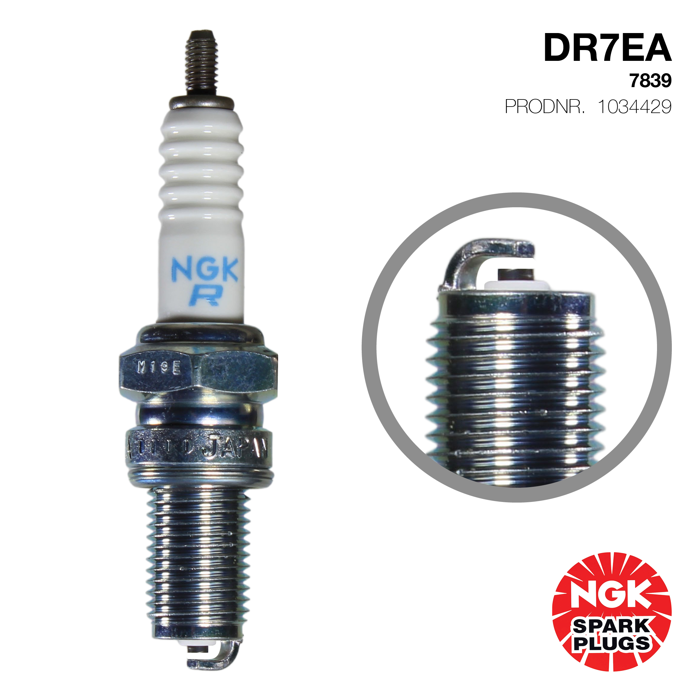 NGK Tennplugg DR7EA 1 NGK Tennplugg DR7EA