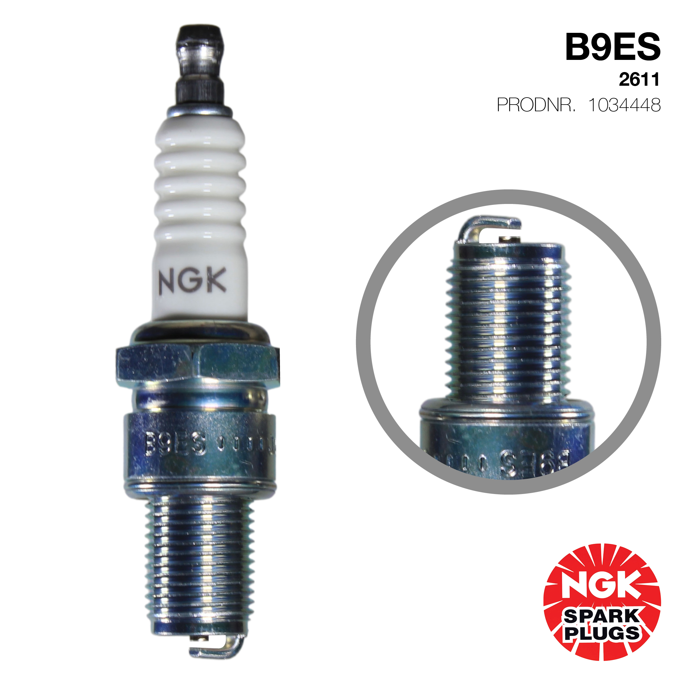 NGK Tennplugg B9ES 1 NGK Tennplugg B9ES