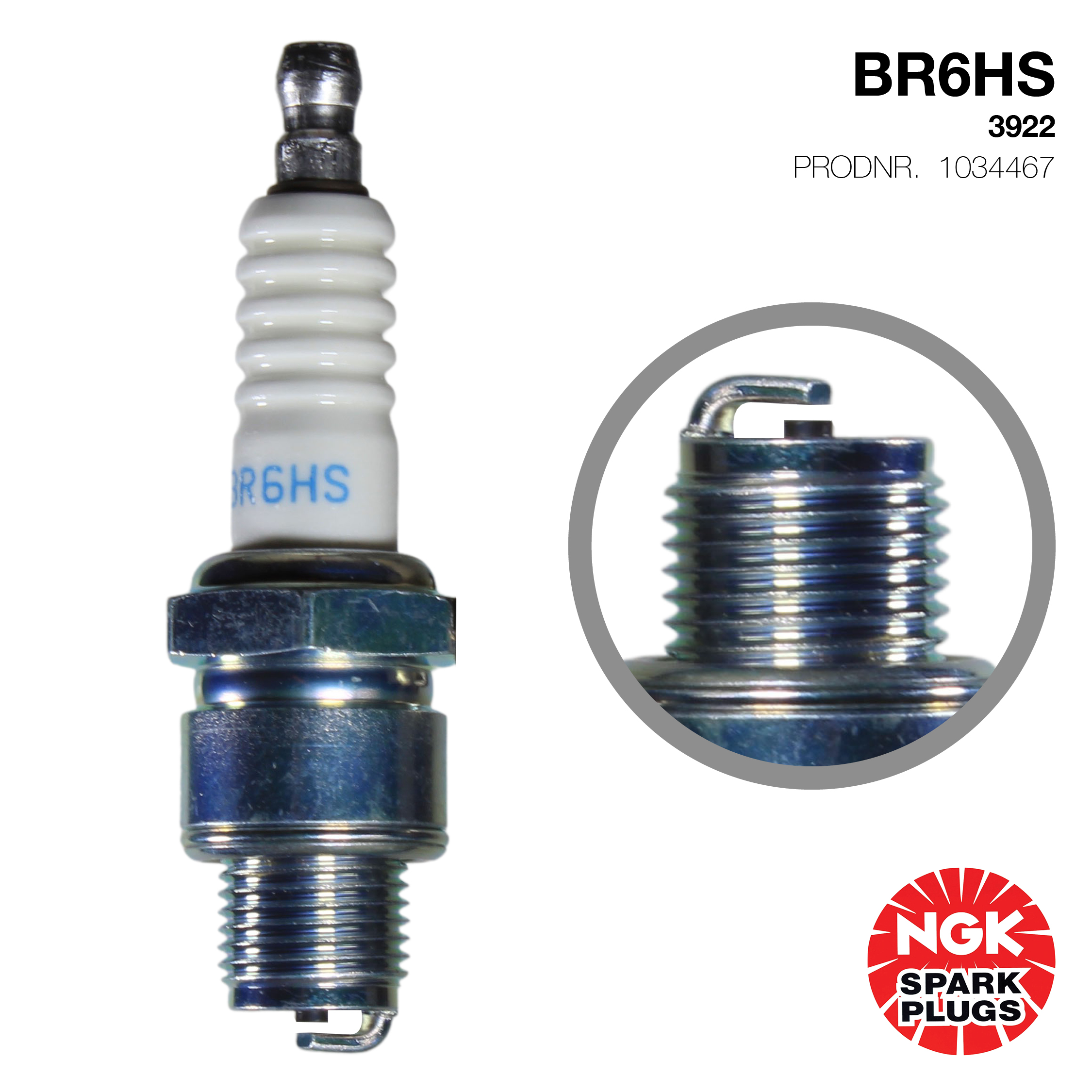 NGK Tennplugg BR6HS 1 NGK Tennplugg BR6HS