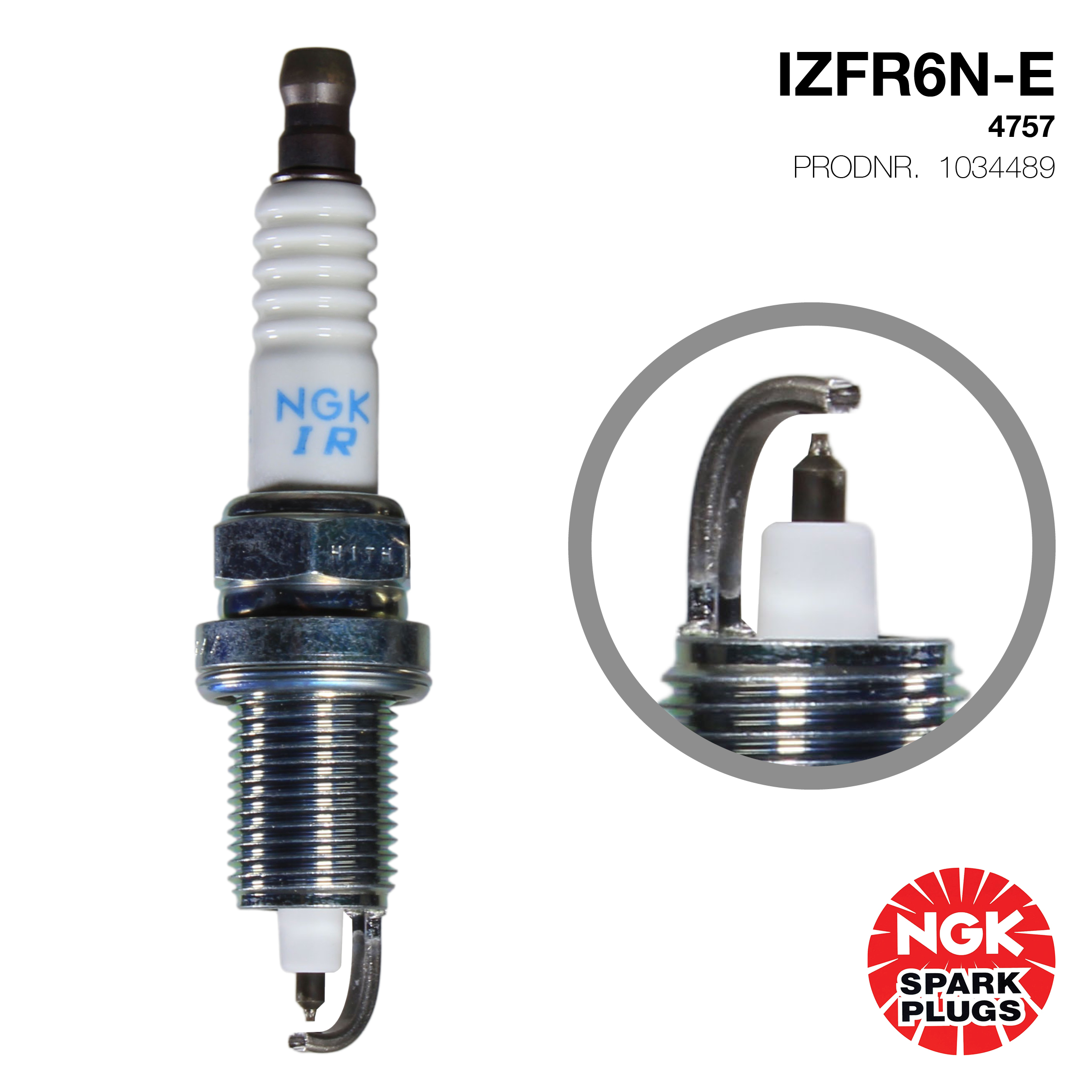 NGK Tennplugg IZFR6N-E 1 NGK Tennplugg IZFR6N-E
