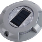 1852 Bryggelys alu LED m/solcelle