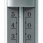 Badetermometer, sølv, flytende