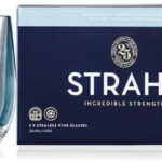 Strahl Vinglass u/stett gavepakke 384 ml 4 stk