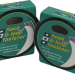 PSP Borrelåstape (Hook & Loop) 25 mm 1 m hvit
