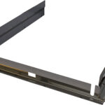 Ramme 3 Sider Flush CR85 Inox B/B