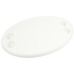 Bordplate, oval med 4 flaskeholdere