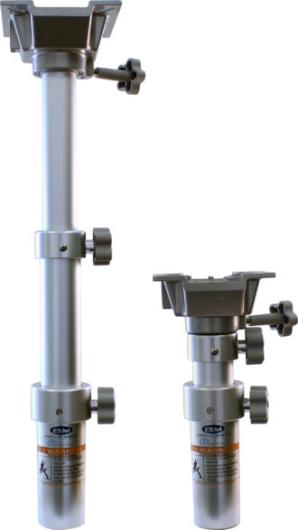 Bordsøyle 3 trinn m/svivel 290-690 mm