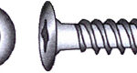 Gulvskrue torx A4 DIN 1001, 4,8 x 19 mm, 15 stk