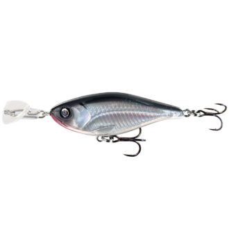 Headbanger Cranky Shad - Slow sink - Black/Silver