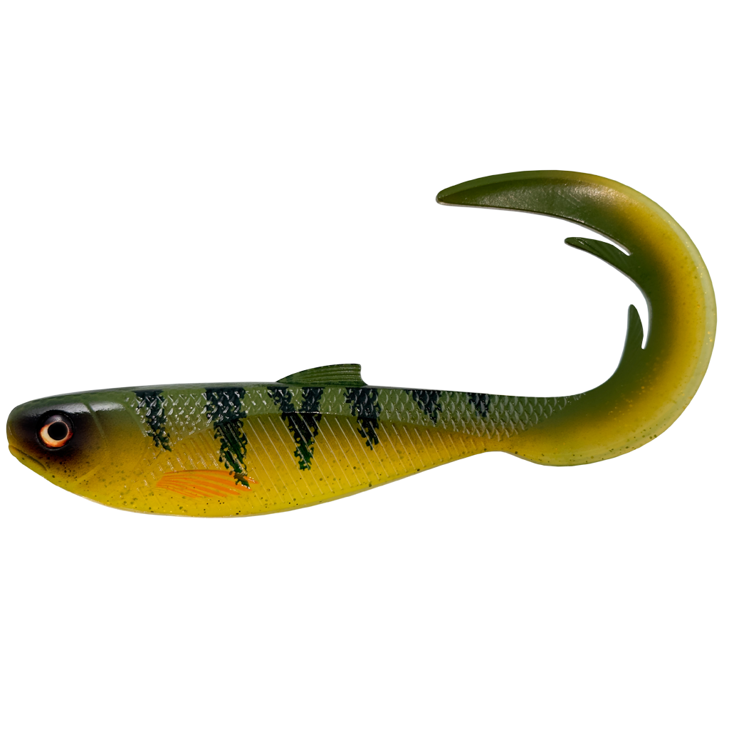 Headbanger FireTail v2 - Softbait - Yellow Perch 1 Headbanger FireTail v2 - Softbait - Yellow Perch