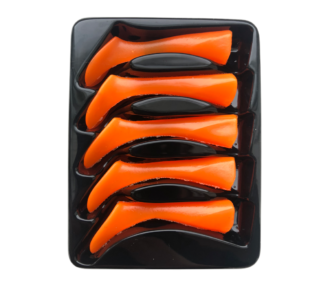 Headbanger Shad 11 Rep. tails, 5 pcs - Orange