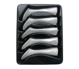 Headbanger Shad 11 Rep. tails, 5 pcs - Pearl White