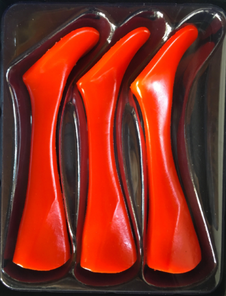 Headbanger Shad 16 Rep. tails, 3 pcs - Red